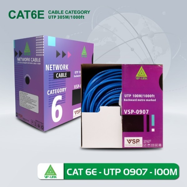 Cáp Mạng Commsope Cat6 , Dây Mạng Cat6 Đồng 100%