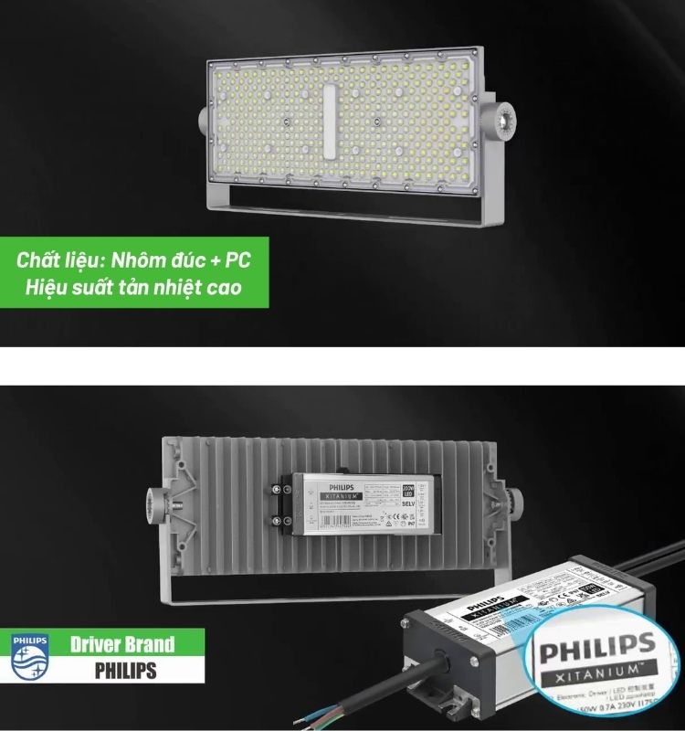 Đèn Cao Áp 800W DRIVER PHILIPS - Đèn Sân Cầu Lông, Sân Tennis, Sân Bóng, Sân Pickleball