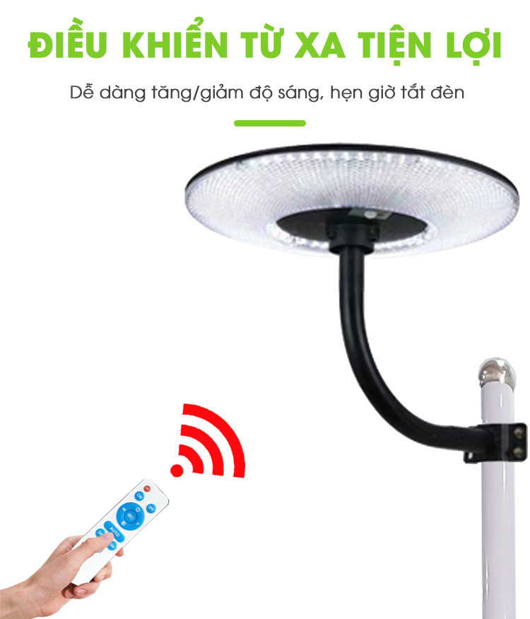 Đèn UFO 1000W Năng Lượng Mặt Trời - Solar Light UFO 1000W