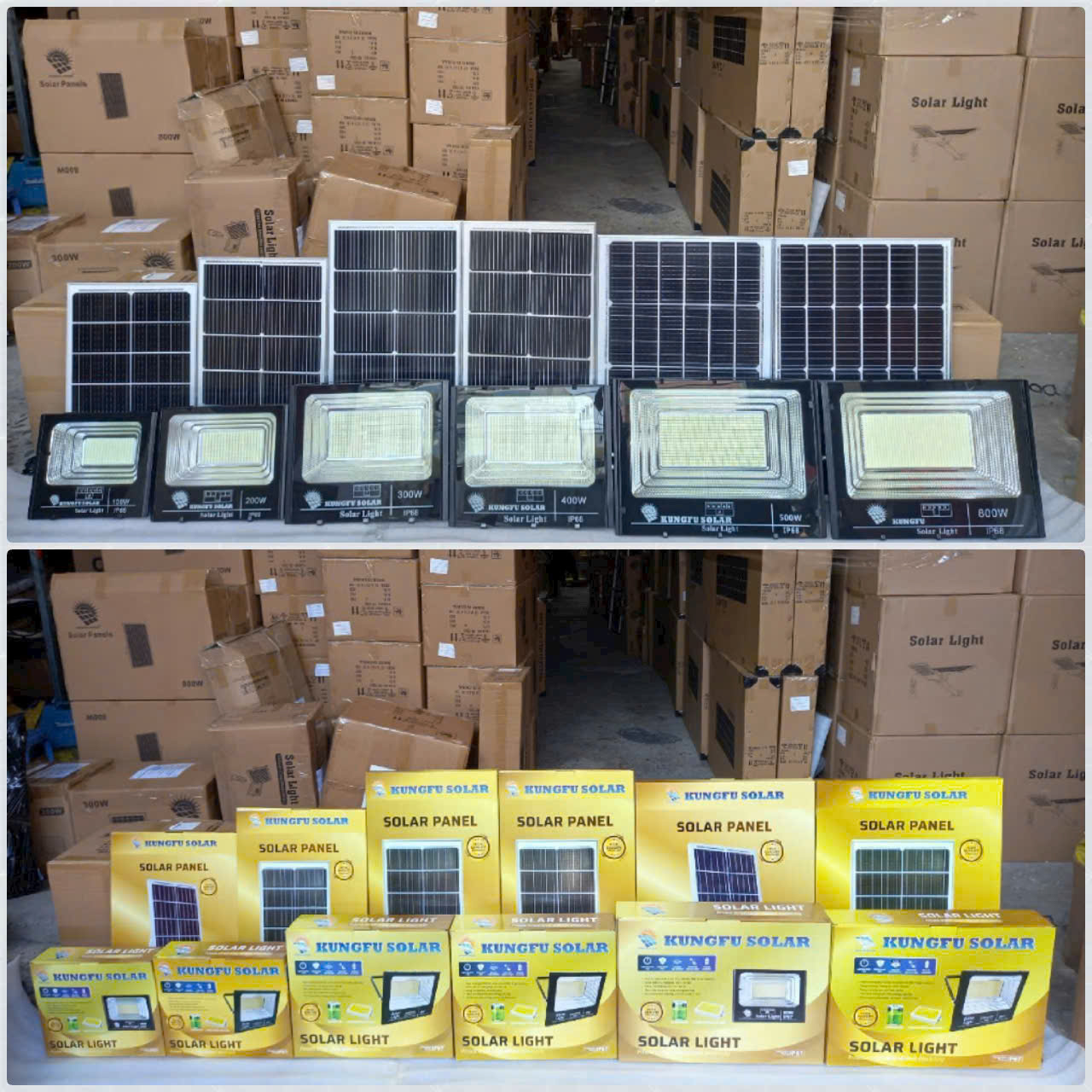Bộ Đèn Năng Lượng Mặt Trời 200W