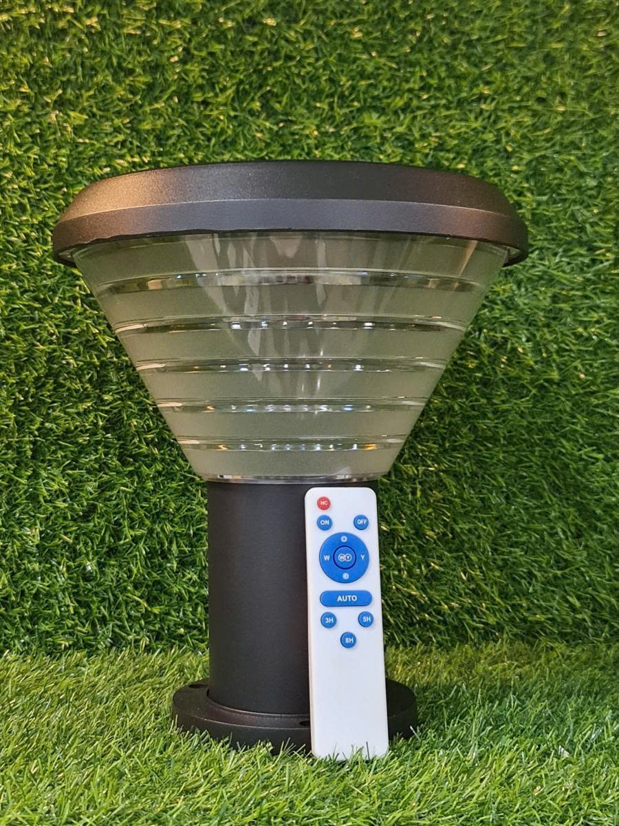 ĐÈN TRỤ TRÒN NĂNG LƯỢNG MẶT TRỜI H280B (ĐEN)